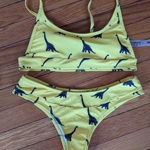 SHEIN Dinosaur Print Bikini